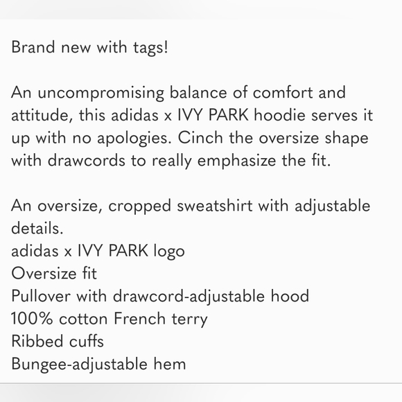S Ivy Park x Addidas Hoodie - Picture 3 of 11